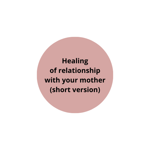 Healing of relationship with your mother - short version