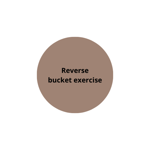 Reverse Bucket Excercise